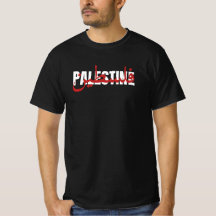 Palestina Word Arabisch en Engels Wordart- tekst