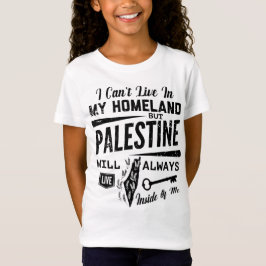 Palestina zal altijd in Me-Book leven T-shirt
