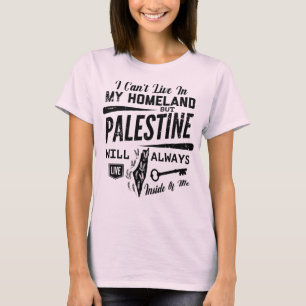 Palestina zal altijd in Me-Book leven T-shirt