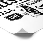 Palestina zal altijd in mij leven poster (Hoek)