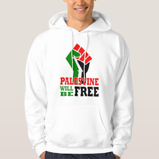 Palestina zal vrij zijn hoodie (Voorkant)