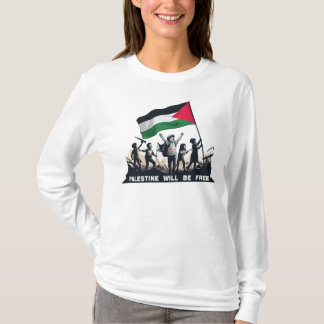 Palestina zal vrij zijn, Palestina, Palestina vlag T-shirt