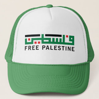 Palestina zal vrij zijn trucker pet