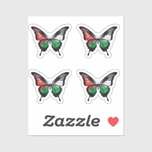 Palestina Zwaluwstaart Vlagg Sticker