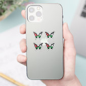 Palestina Zwaluwstaart Vlagg Sticker (Telefoon)