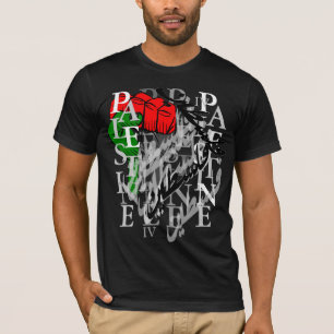 Palestine.3 zwart t-shirt