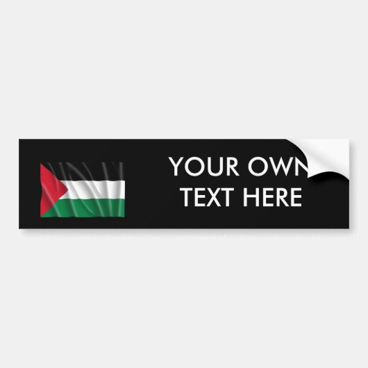 PALESTINE BUMPERSTICKER (Voorkant)