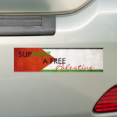 Palestine Bumpersticker (Op auto)