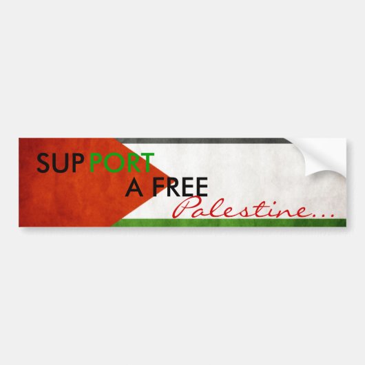 Palestine Bumpersticker (Voorkant)