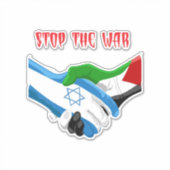 Palestine Car Sticker, Palestijns vlaggensticker,  Sticker (Voorkant)