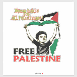 Palestine Car Sticker, Palestijns vlaggensticker,  Sticker