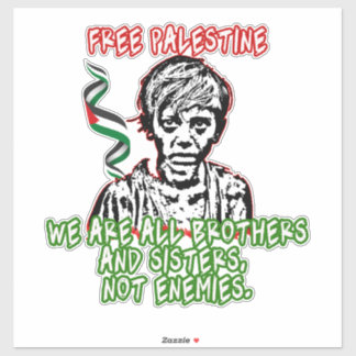 Palestine Car Sticker, Vlag van Palestine Decal, A Sticker