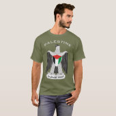 Palestine Eagle T-shirt (Voorkant volledig)