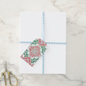 Palestine Embroidery tatreez Pattern Cadeaulabel (Met Touw)