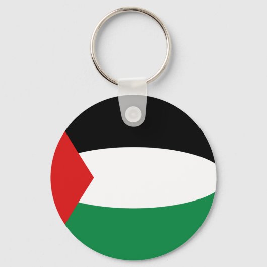 Palestine Fisheye Flag Sleutelhanger (Voorkant)