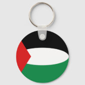 Palestine Fisheye Flag Sleutelhanger (Voorkant)