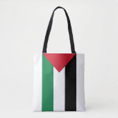 Palestine Flag Canvas tas (Voorkant)