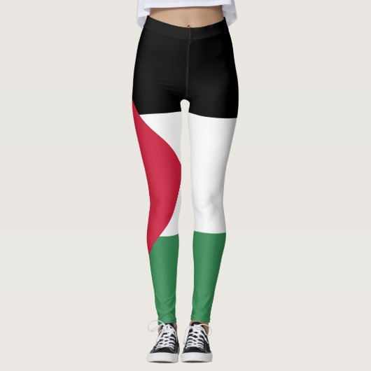Palestine Flag Emblem Leggings (Voorkant)
