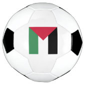 Palestine Flag Emblem Voetbal (Gedraaid)