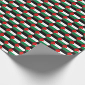 Palestine Flag Honeycomb Wrapping Paper Cadeaupapier (Hoek)