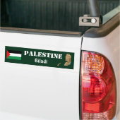 Palestine Flag + Map Bumpersticker (Op Truck)