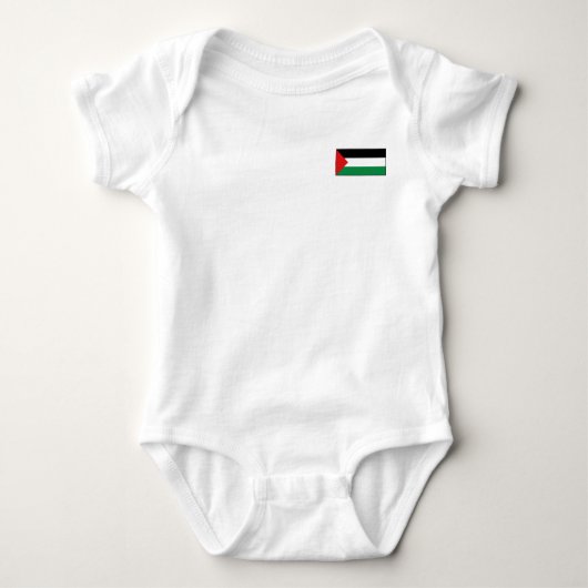 Palestine Flag + Map T-Shirt (Voorkant)