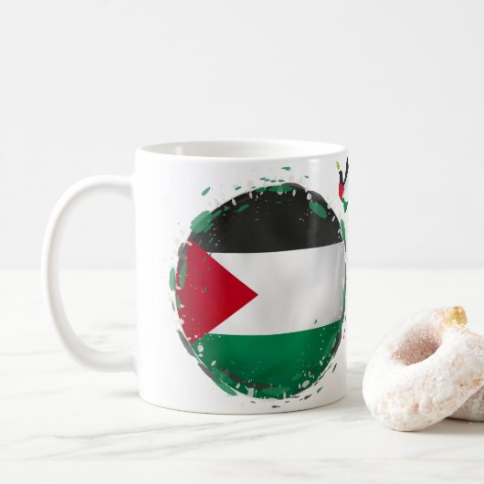 Palestine Flag Mok (Met donut)