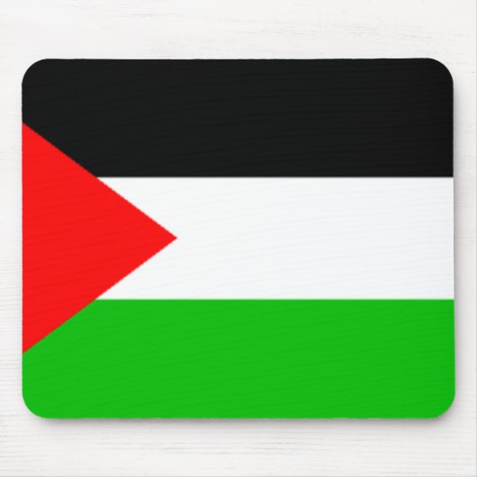 Palestine Flag Mousepad Muismat (Voorkant)