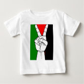 PALESTINE FLAG PEACE SIGN (Voorkant)