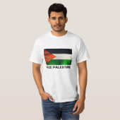 Palestine Flag Sky uitzichten | Vrij Palestina T-shirt (Voorkant volledig)