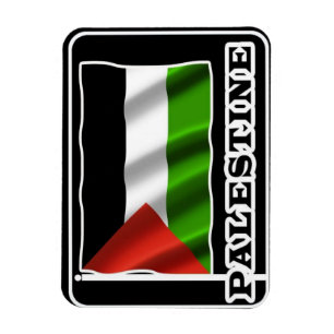 Palestine Flag Souvenir Fridge Magnet Magneet