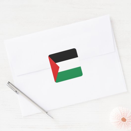 Palestine Flag Sticker (Envelop)
