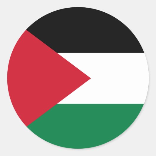 Palestine Flag Sticker (Voorkant)