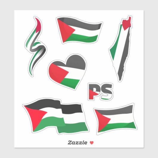 Palestine flag Sticker Pack (Vel)