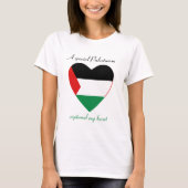 Palestine Flag SweeLieverd T-Shirt (Voorkant)