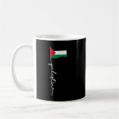 Palestine Flag With Palestine Name For Palestinian Koffiemok (Links)