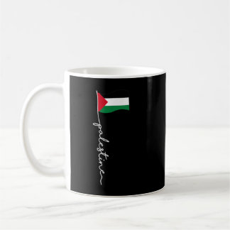 Palestine Flag With Palestine Name For Palestinian Koffiemok