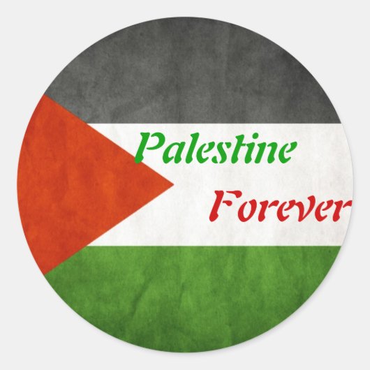 Palestine Forever Sticker (Voorkant)