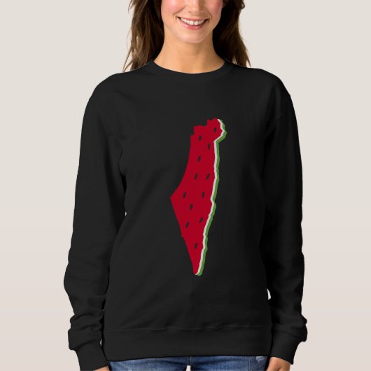 Palestine Freedom Melon Sweatshirt (Voorkant)