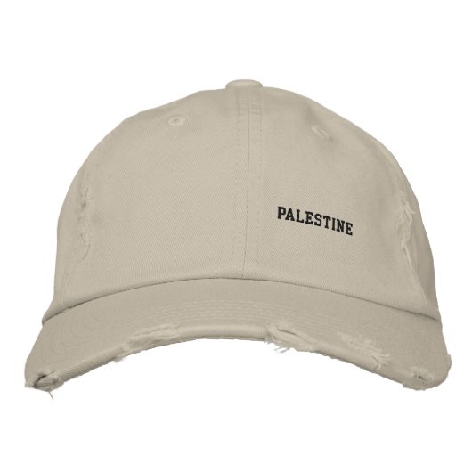 PALESTINE GEBORDUURDE PET (Voorkant)