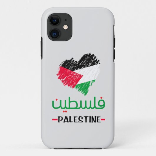 Palestine-hart-canvas tas Case-Mate iPhone case (Achterkant)