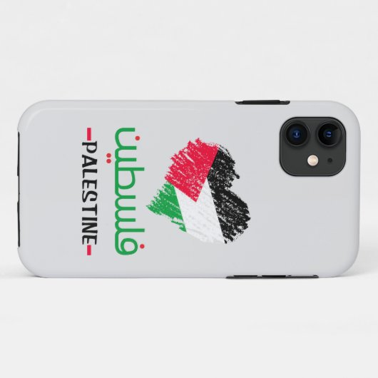 Palestine-hart-canvas tas Case-Mate iPhone case (Achterkant (horizontaal))