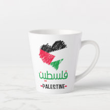 Palestine-hart-canvas tas