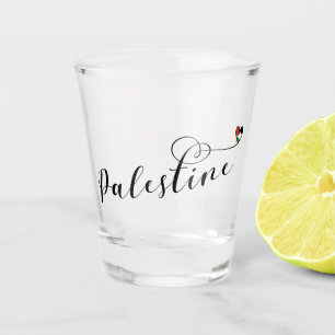 Palestine Heart Flag, Palestijns Shot Glas