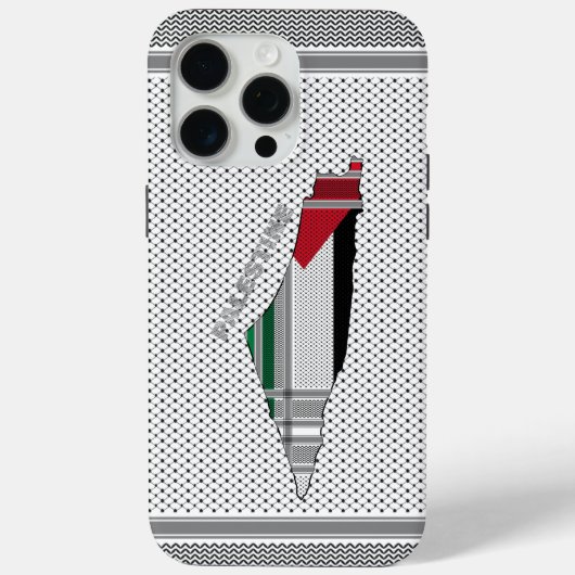 Palestine Iphone Case - Palestijnse sjaal Hoesje (Achterkant)