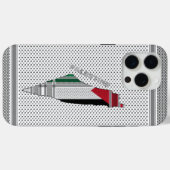 Palestine Iphone Case - Palestijnse sjaal Hoesje (Achterkant (horizontaal))