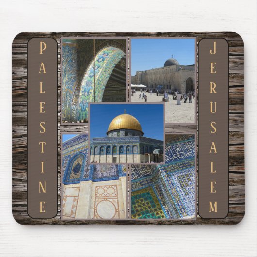 Palestine Jerusalem Mosques Dome of The Rock Muismat (Voorkant)