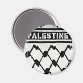 Palestine Keffiyah Magneet (Voorkant / Achterkant)
