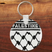 Palestine Keffiyah Sleutelhanger (Voorkant)
