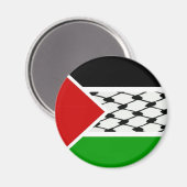 Palestine Keffiyeh Flag Magneet (Voorkant / Achterkant)